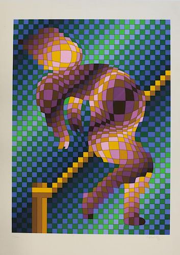 VICTOR VASARELY HUNGARIAN 1906 1997  39cee8