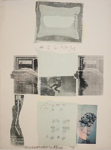 RAUSCHENBERG, ROBERT AMERICAN 1925-2008