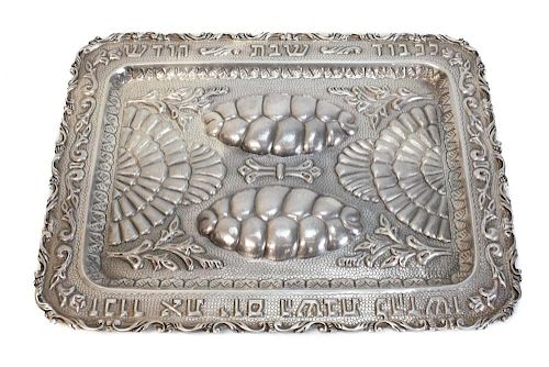 THICK STERLING SILVER CHALLA TRAY  39cefb