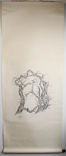 ZENG XIAOJUN TREE STUDY 1954Depicting 39cf84