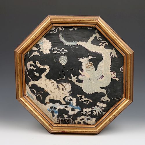 CHINESE EMBROIDERY PIECE, QING