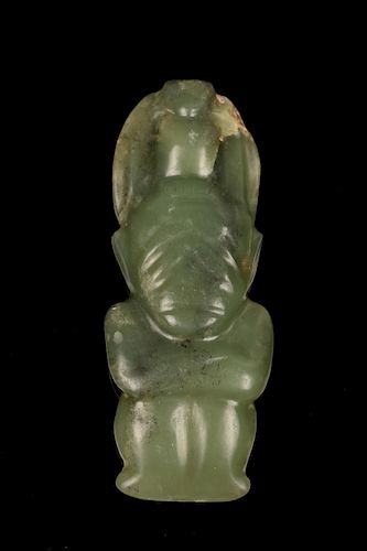 SHANG-STYLE KNEELING FIGUREAn archaic