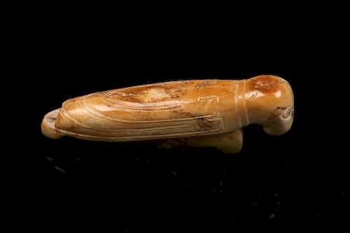 EARLY CHINESE ARCHAIC JADE BIRD 39d0be
