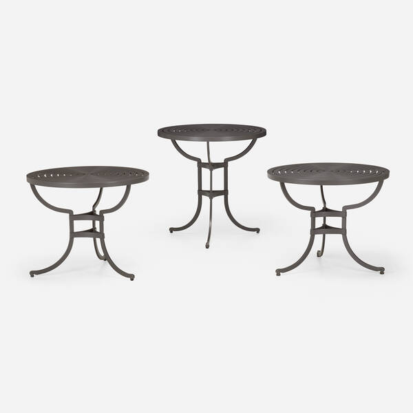 McKinnon and Harris. Café tables,