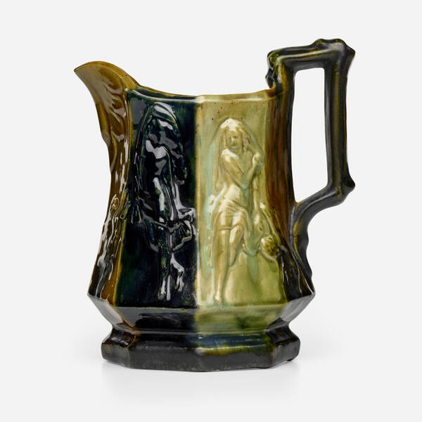 George E. Ohr. Early pitcher. c. 1895,