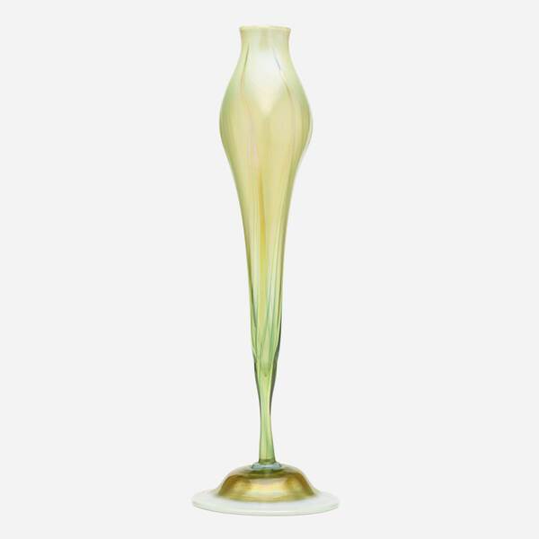 Tiffany Studios. Tall floriform vase.