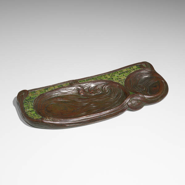 Tiffany Studios. Mosaic pen tray.