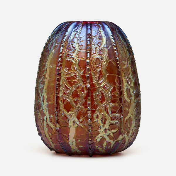 Durand Moorish Crackle vase c  39d418