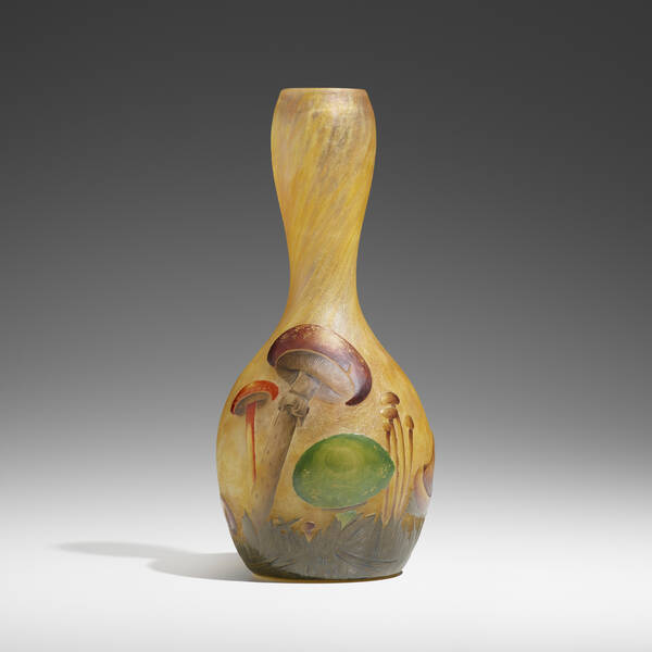 Daum Champignon vase c 1900  39d447