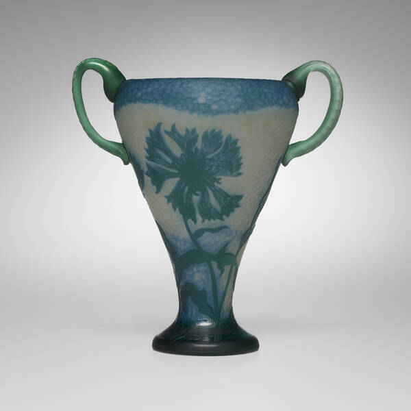 Daum Vase with agapanthus c  39d44a