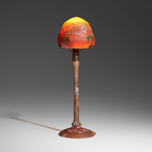 Daum. Apple Blossom boudoir lamp.