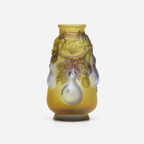 Gall Rare mold blown gourd vase  39d471