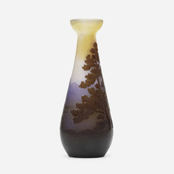 Gall Vase with mountainous landscape  39d474