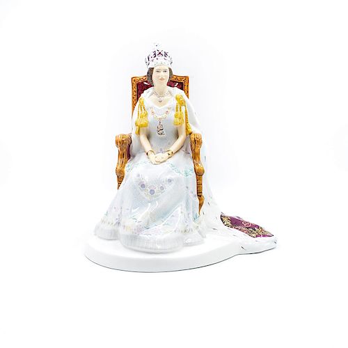 ROYAL DOULTON FIGURINE, QUEEN ELIZABETH