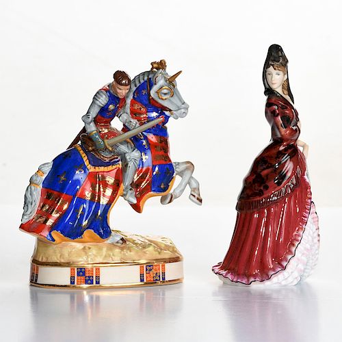 2 DOULTON FIGURINES; HENRY V AT