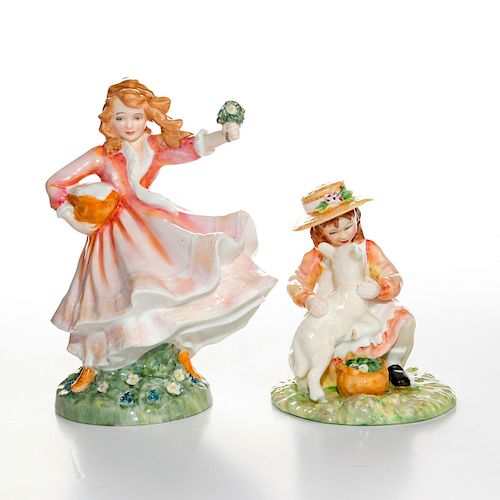 2 ROYAL DOULTON FIGURINES CHILD 39ae4c