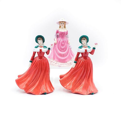 3 ROYAL DOULTON LADY FIGURINES  39ae7c