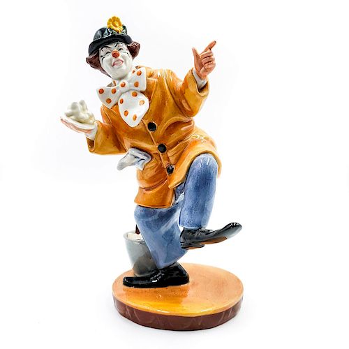 ROYAL DOULTON FIGURINE, THE CLOWN HN2890Gold