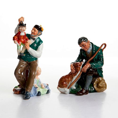 2 ROYAL DOULTON FIGURINES THE MASTER  39aebd