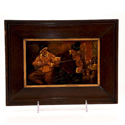 ROYAL DOULTON HOLBEIN WARE FRAMED 39af5e