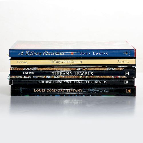 5 BOOKS ABOUT TIFFANY & CO., SIGNED