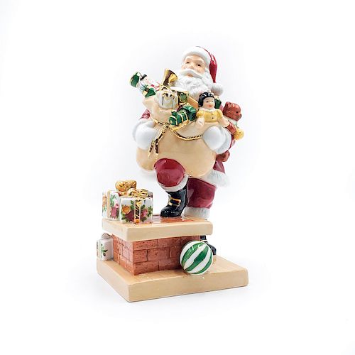 ROYAL ALBERT FIGURINE, ROOFTOP SANTA