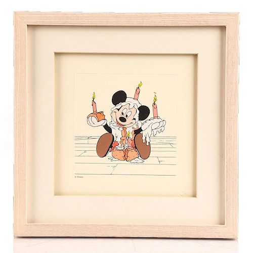 DISNEY ENGRAVED ETCH SERIGRAPH, MICKEY