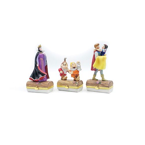 3 BRADFORD EXCHANGE FIGURINES, SNOW