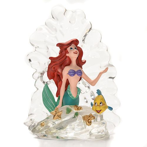 DISNEY FRANKLIN MINT CRYSTAL LITTLE