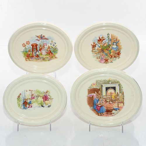 4 ROYAL DOULTON BUNNYKINS WALL 39b11a