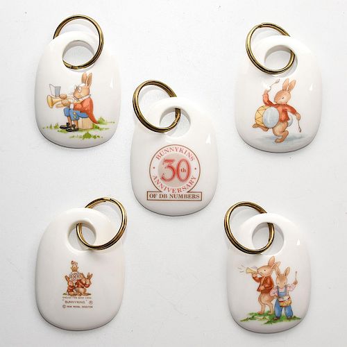 5 ROYAL DOULTON BUNNYKINS KEY CHAIN 39b14c