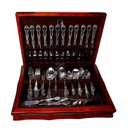 112 PIECE SET GORHAM SILVERWARE