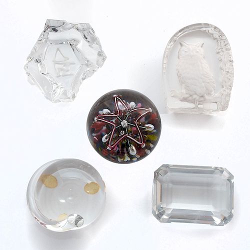 5 DECORATIVE MULTIFACETED CRYSTAL 39b1b8