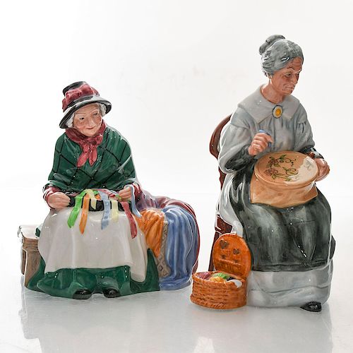 2 ROYAL DOULTON GOLDEN YEARS FIGURINESIncludes 39b26f