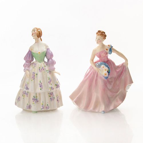 2 ROYAL DOULTON LADY FIGURINESInvitation