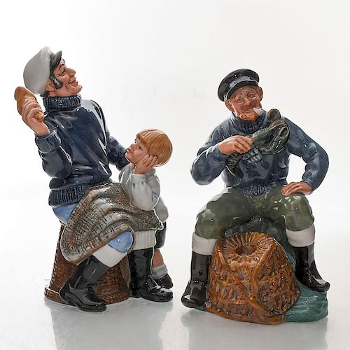 2 ROYAL DOULTON SEA CHARACTERS FIGURINESSong