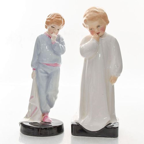 2 ROYAL DOULTON FIGURINES DARLING 39b287