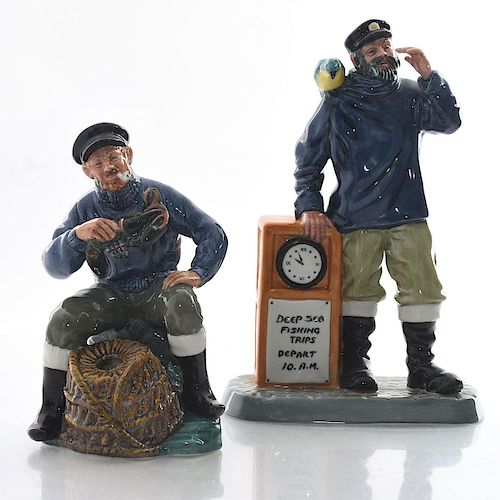 2 ROYAL DOULTON FIGURINES FISHERMENLobster 39b288