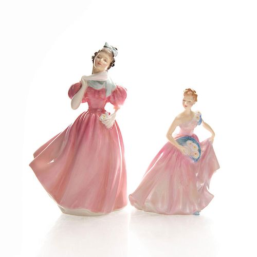 2 ROYAL DOULTON FIGURINES CAMELLIA 39b284