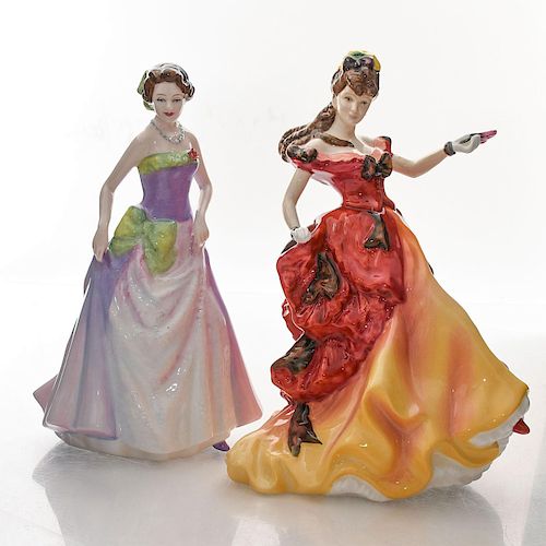 2 ROYAL DOULTON FIGURINES JESSICA 39b294