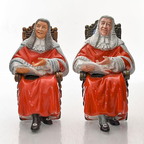 2 ROYAL DOULTON FIGURINES, JUDGE