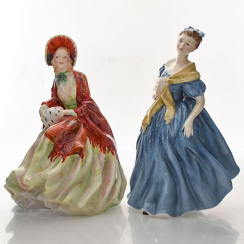 2 ROYAL DOULTON FIGURINES HER 39b28f