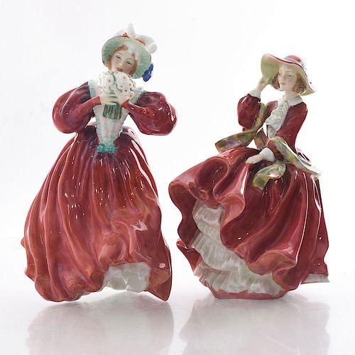 2 ROYAL DOULTON FIGURINES VICTORIAN 39b2a5