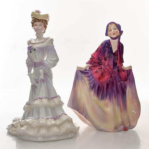 2 FIGURINES, DOULTON SWEET ANNE,