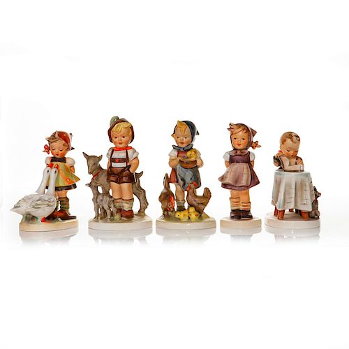 5 GOEBEL HUMMEL CHILDREN FIGURINES306  39b2c0