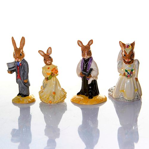 SET OF 4 ROYAL DOULTON WEDDING 39b2d6