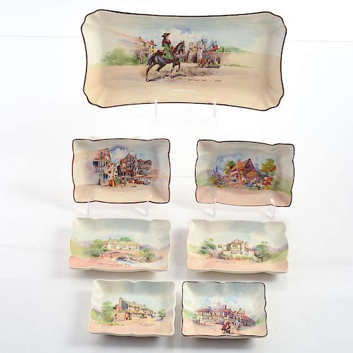 COLLECTION OF 7 ROYAL DOULTON HISTORIC