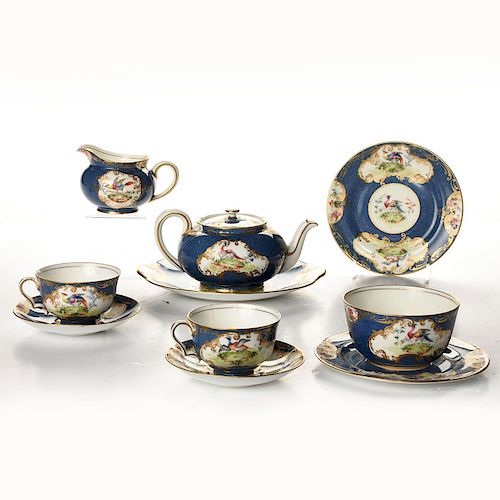 10PC ROYAL DOULTON ART DECO TEA 39b328