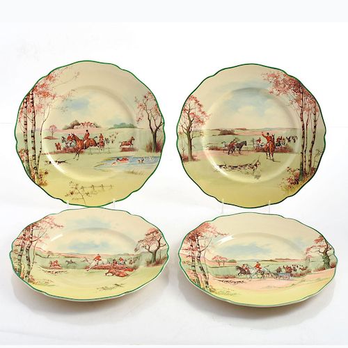 4 ROYAL DOULTON SERIESWARE PLATES  39b334