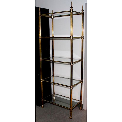 BELGIUM BRASS ETAGERE BOOKCASE 39b347